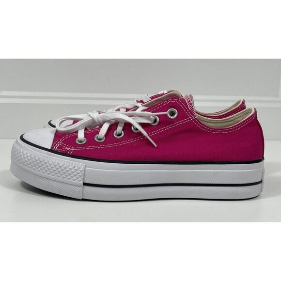 Converse Pink and White Sneakers - Picture 3 of 12